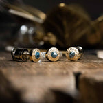 Įkelti vaizdą į galerijos rodinį, Auskarai "Mėlyna Saulė"