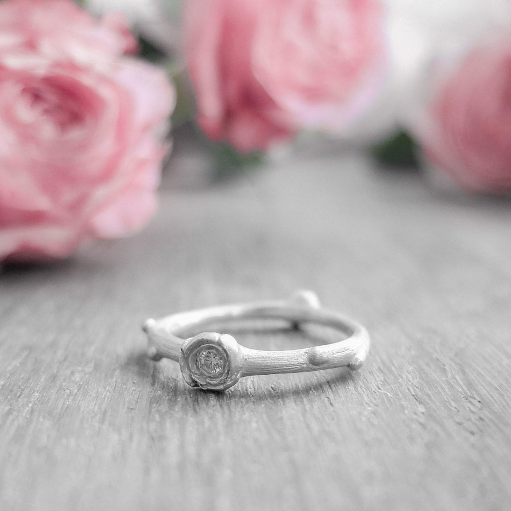 Žiedas "Rožė" - Above the Willow